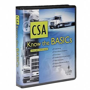 JJ KELLER DVD Training Program CSAA Drivers Guide, 38D281