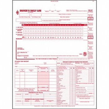 JJ KELLER Simplified Drivers Logbook Carbonless, 38D330