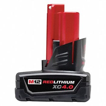 MILWAUKEE Battery 4.0 Ah Li-Ion, 38D764