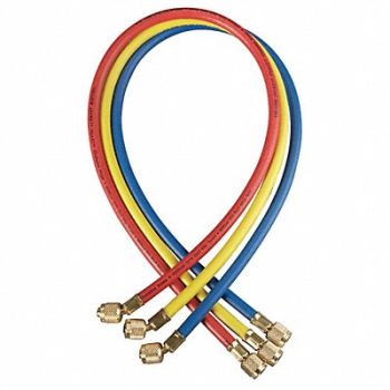YELLOW JACKET High Side Hose 48 In Red, 38D870