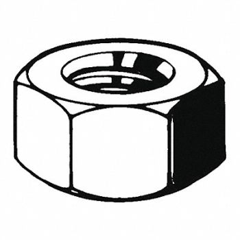 GRAINGER APPROVED StrctNt Plain Steel M20-2.50 100PK, 38CT53