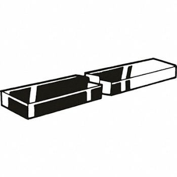 GRAINGER APPROVED Bright Key C45K Steel 5 x 5mm, 38DY79