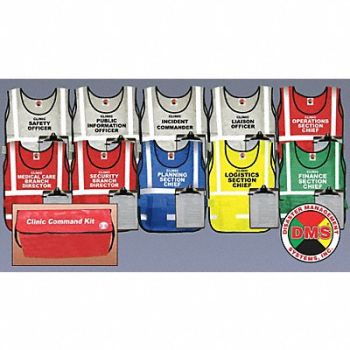 DISASTER MANAGEMENT SYSTEMS Safety Vest Assorted HCIC Universal, 38E599