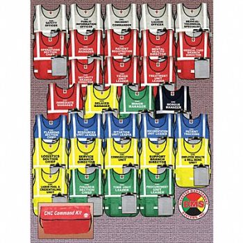 DISASTER MANAGEMENT SYSTEMS Safety Vest Assorted HCIC Universal, 38E605