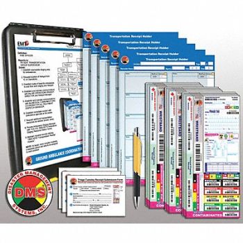 DISASTER MANAGEMENT SYSTEMS EMT3 Quick Kit 36 Pcs, 38E645