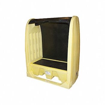 ENPAC 2-Drum Spillpallet w/Drain, 38E655