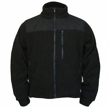 DRAGONWEAR Flame Resistant Jacket HRC2 Black 3XLT, 38E942