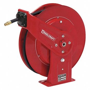 REELCRAFT Spring Return Hose Reel 1/4 MNPT 50 ft, 38EE39