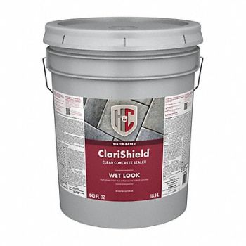 H C Concrete Floor Sealer Clear 5 gal Pail, 38EK26