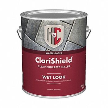 H C Concrete Floor Sealer Clear 1 gal Can, 38EK27