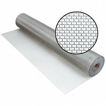 GRAINGER APPROVED Screen Bright Aluminum 60in W x 100ft L, 38ER39