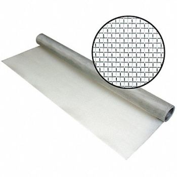 GRAINGER APPROVED Screen Bright Aluminum 60in W x 50ft L, 38ER42