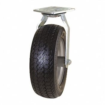 GRAINGER APPROVED Plate Caster w/ Flat-Free Swivel 300 lb., 53CM46