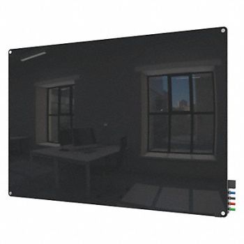 GHENT Dry Erase Board Non-Magnetic Glass 36 W, 38ET06