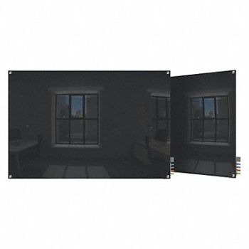 GHENT Dry Erase Board Non-Magnetic Glass 36 W, 38ET46