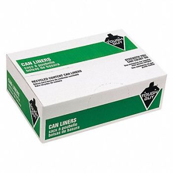 TOUGH GUY Trash Bag 55 to 60 gal Clear PK100, 38EU78