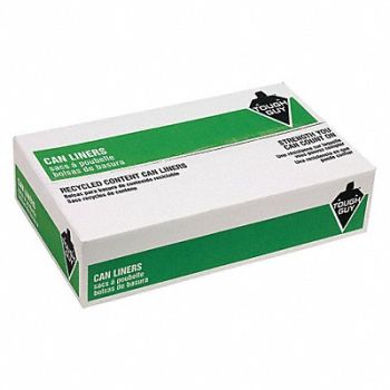 TOUGH GUY Trash Bag 55 to 60 gal Clear PK100, 38EU72