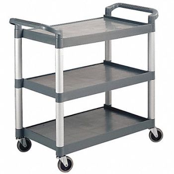 GRAINGER APPROVED Utility Cart 265 lb Capacity Plastic, 38EW09