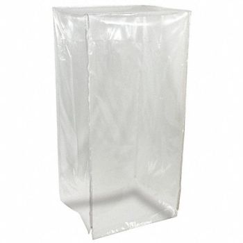 CRESTWARE Pan Rack Cover PVC 65in. H x 22in. W, 38EW14