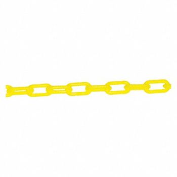 MR. CHAIN J1047 Plastic Chain 1-1/2in x 500ft L Yellow, 38EX16