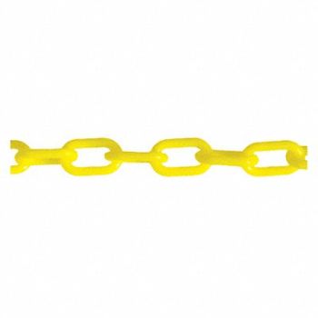 MR. CHAIN J1048 Plastic Chain 2 in x 500 ft L Yellow, 38EX18