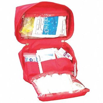 FSI Trauma Kit First Responder Red Nylon, 38F344