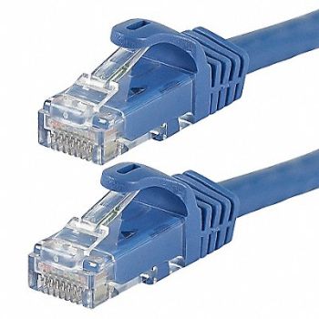 MONOPRICE Patch Cord Cat 6 Flexboot Blue 0.5 ft., 38F941