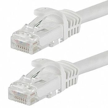 MONOPRICE Patch Cord Cat 6 Flexboot White 5.0 ft., 38F973