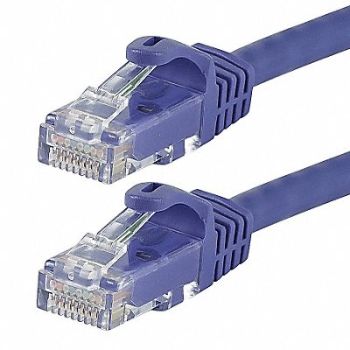 MONOPRICE Patch Cord Cat 6 Flexboot Purple 5.0 ft., 38F971