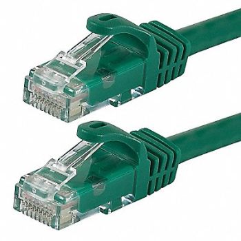 MONOPRICE Patch Cord Cat 6 Flexboot Green 100 ft., 38G024