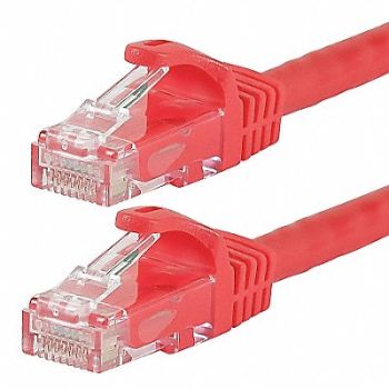 MONOPRICE Patch Cord Cat 6 Flexboot Red 14 ft., 38F994