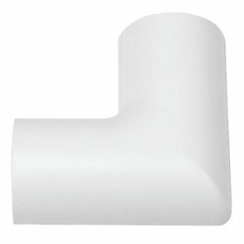 D-LINE 90 Degree Flat Elbow White, 38G173