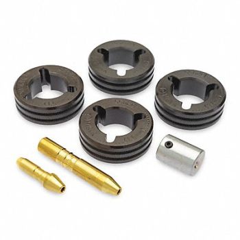 MILLER ELECTRIC MILLER 4pc MIG V-Knurl Drive Roll Kit, 38G551