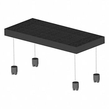ADD-A-LEVEL Work Platform Add On Unit Stackable, 38GL49