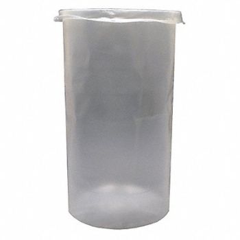 GRAINGER APPROVED Drum Liner Natural 16 gal LDPE PK50, 38GT94