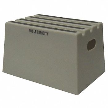 DPI J4023 Step Stand 1 Step Plastic Gray, 38GT95