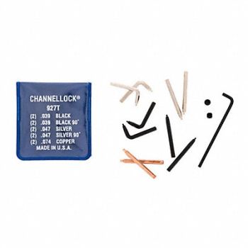 CHANNELLOCK Replacement Tips Steel, 38GU17
