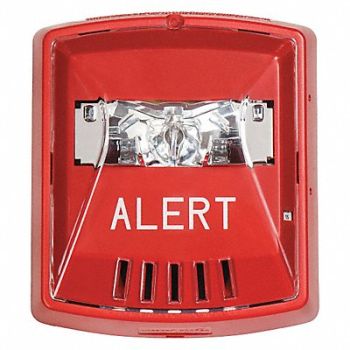 WHEELOCK HornStrobe 12/24VDC Red Alert 8CD, 38GV34