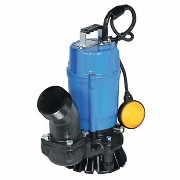 TSURUMI Plug-In Utility Pump 1 HP 115VAC, 38H474