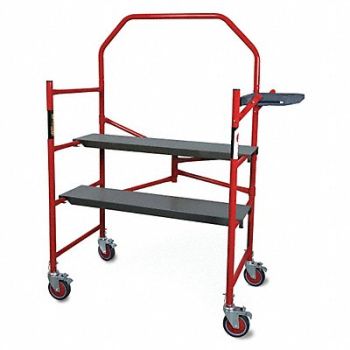 METALTECH Portable Scaffold 4-1/4 ft.L Steel, 38HT59