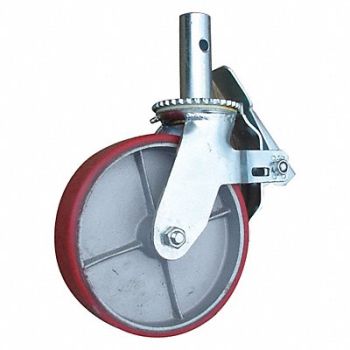 METALTECH Scaffold Caster 14 L Steel 1000 lb., 38HT71