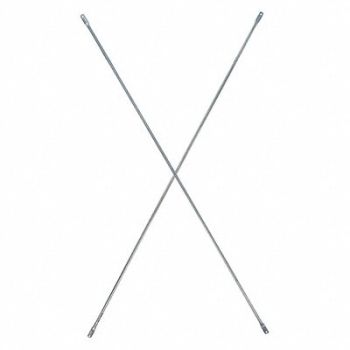 METALTECH Scaffold Brace 2 in.L Steel, 38HT72