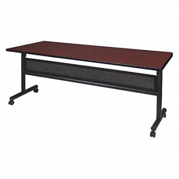 REGENCY Mobile Table Mod Panel 72 in W Mahogany, 38HU42