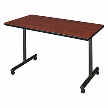 REGENCY Mobile Table 48 in W Cherry, 38HU59