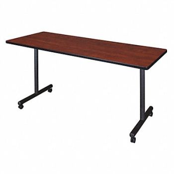 REGENCY Mobile Table 60 in W Cherry, 38HU64