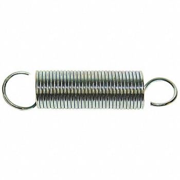 GRAINGER APPROVED Extension Spring SS 4-1/2 in L PK3, 38HY79