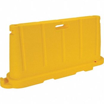 VESTIL Stackable Poly Barricade Yellow, 172L69