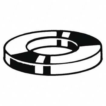 GRAINGER APPROVED Plain Washer 18-8 SS M8 21x4mm 1 300PK, 156D94