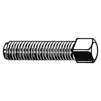 GRAINGER APPROVED ScktStScrw FlatPt #4-40 1/4 L PK100, 25J662