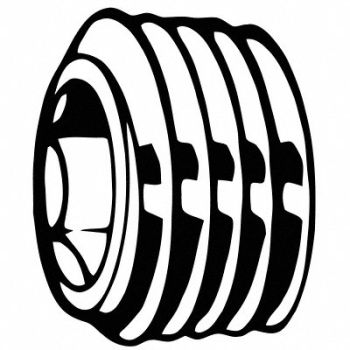 GRAINGER APPROVED SocketScrewPlug Steel M42-1.5 18mmL, 54FK25